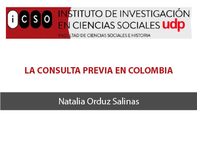 Documento de Trabajo : “La consulta Previa en Colombia”