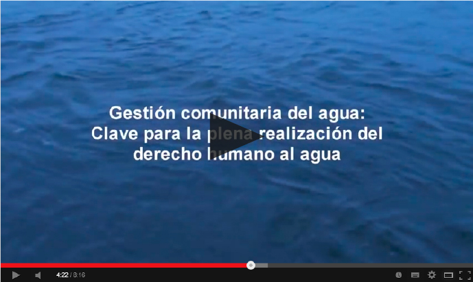 Derecho Humano al Agua y el Saneamiento