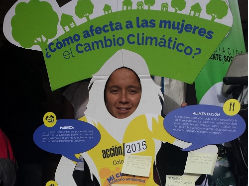 Mujeres bogotanas se pronuncian por la Justicia Climática